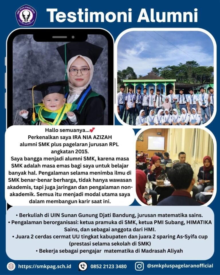 Poster testimoni Ira Nia Azizah