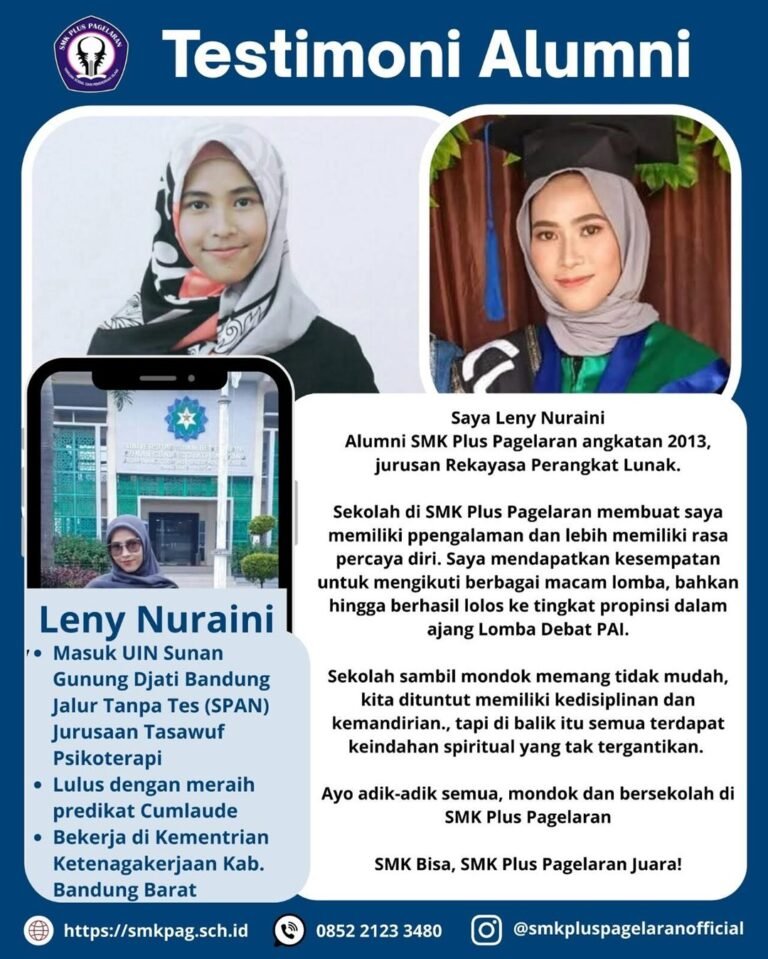 Poster testimoni Leny Nuraini