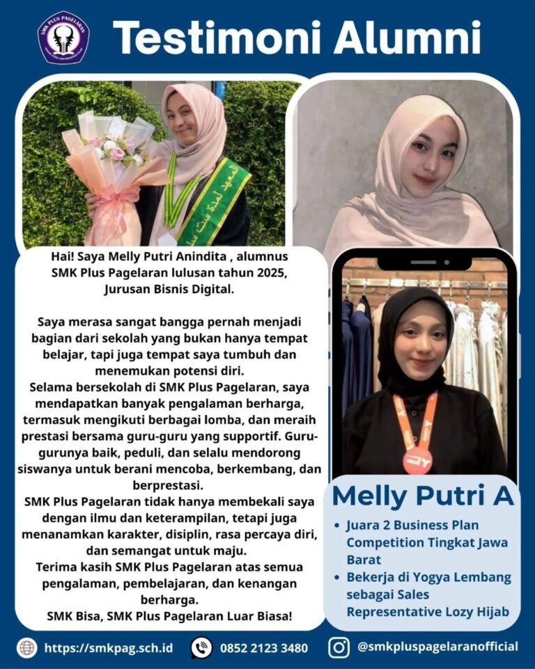 Poster testimoni Melly Putri Anindita
