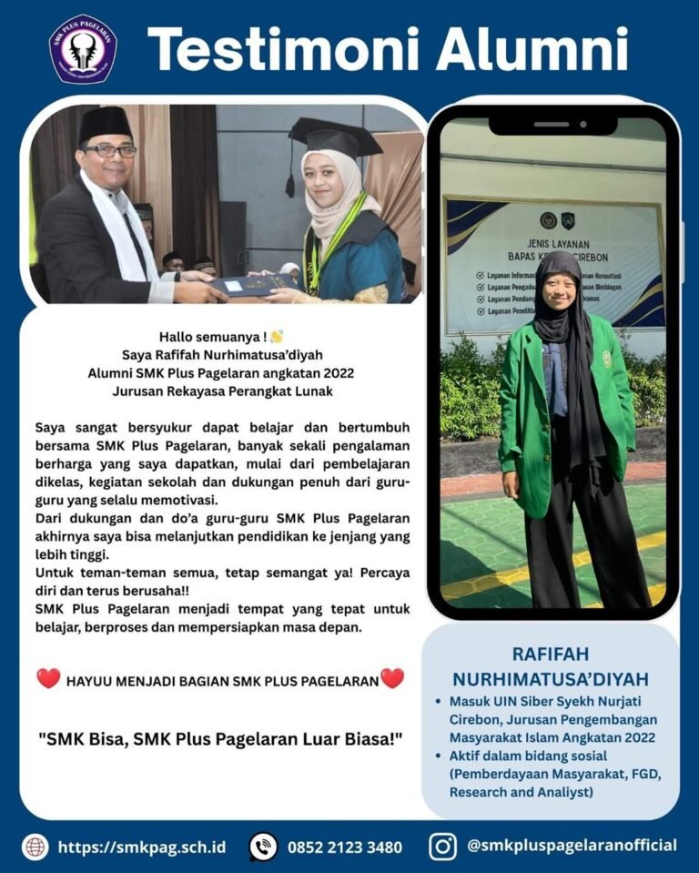 Poster testimoni Rafifah Nurhimatusa’diyah